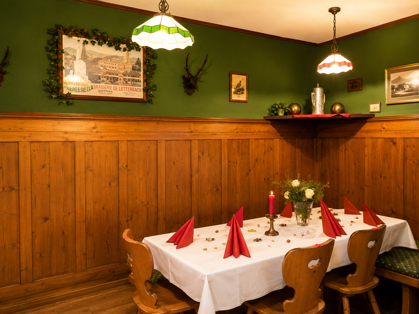 Nebenzimmer im Adler Karsee für private Feiern