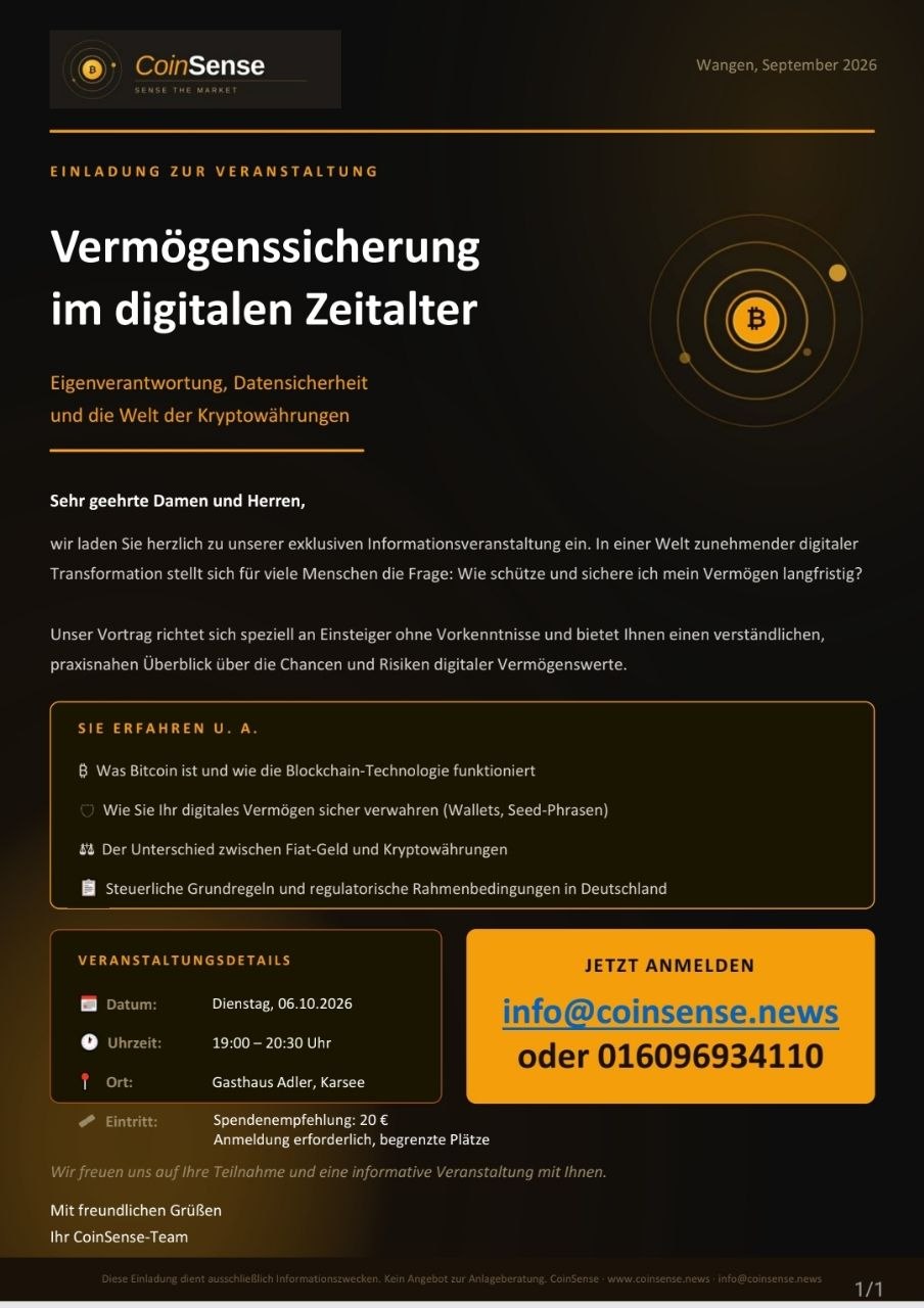 Vermögenssicherung im digitalen Zeitalter
